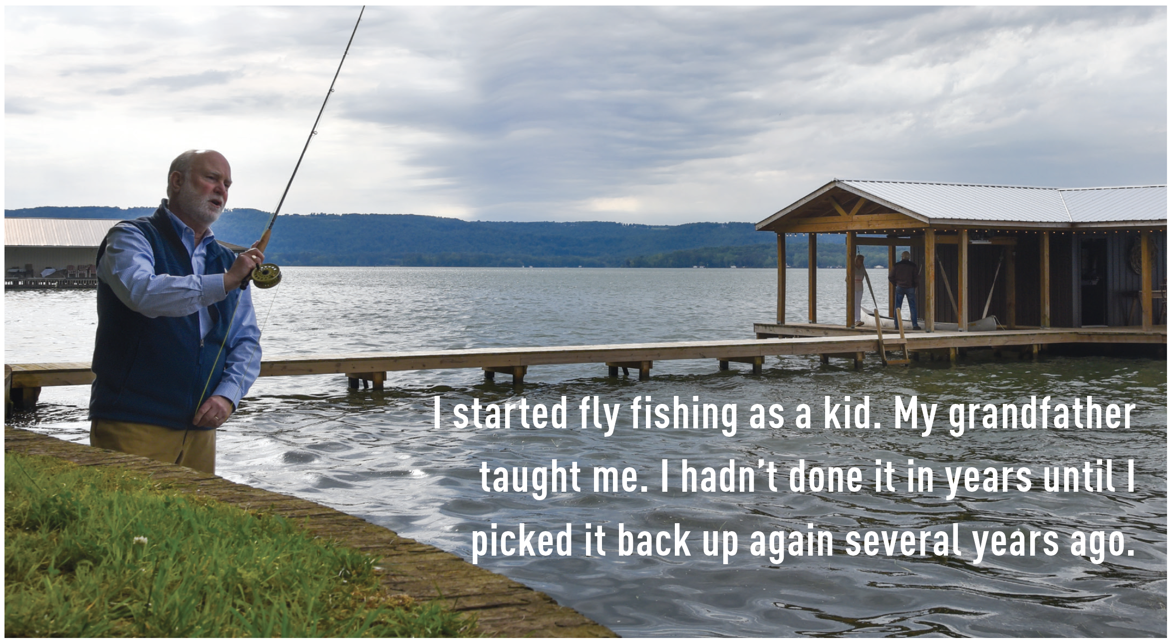 I started fly fishing as a kid. My grandfather taught me. I hadn’t done it in years until I picked it back up again several years ago.