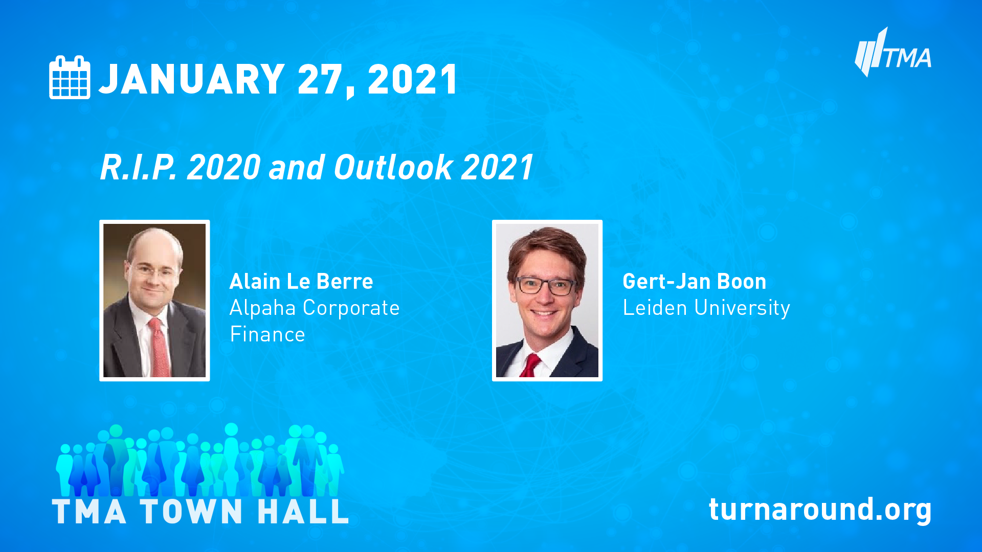 TMA Town Hall for January 27, 2021