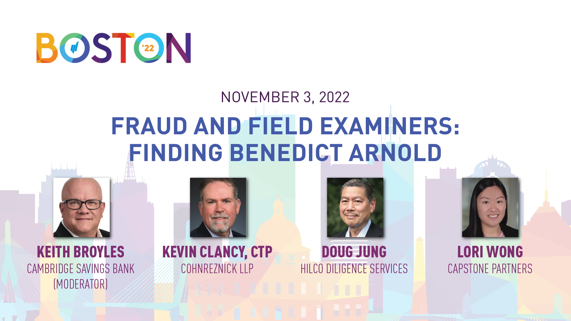 Fraud and Field Examiners: Finding Benedict Arnold