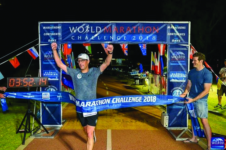 Joshua Cohen, World Marathon Challenge